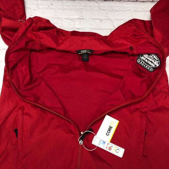 NWT Hornblower Niagara Cruises Adult Windbreaker Hacket Size Small Red B311 -10 - Picture 14 of 16
